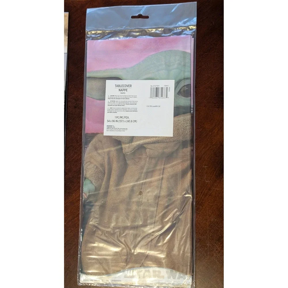 Star Wars The Mandalorian Grogu Party Supplies Banner Tablecloth Balloons Set
